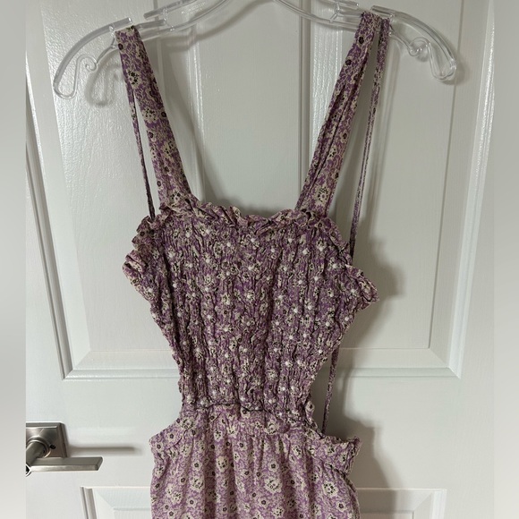 Sea New York Ida Apron Midi Dress In Lilac - Picture 4 of 8